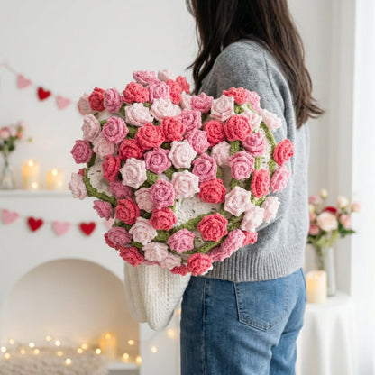 Rosecouette – Bouquet au crochet fait main